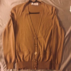 Ivy Saint Laurent Tan Cardigan